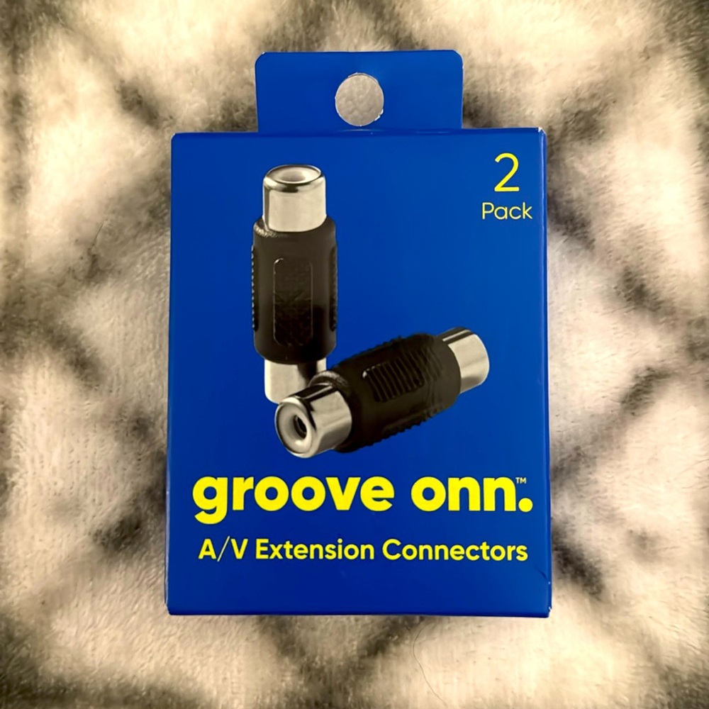 2pack of A/V Extension Connectors - Groove Onn